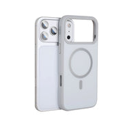 MagPop Case for iPhone 17 Pro Max, Wireless Charging Compatible, Drop Protection, Scratch Resistant Back Cover with Textured Corner Grip (White, iPhone 17 Pro Max)