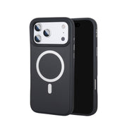 iProtect Pro Back Cover for iPhone 17 Pro (Black) – Rugged Shockproof & Waterproof Case, MagSafe Wireless Charging Compatible, with GlassShield (TPU+PC+Tempered Glass) Screen & Camera Protection