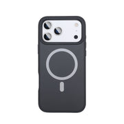iProtect Pro Back Cover for iPhone 17 Pro (Black) – Rugged Shockproof & Waterproof Case, MagSafe Wireless Charging Compatible, with GlassShield (TPU+PC+Tempered Glass) Screen & Camera Protection
