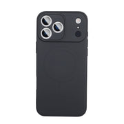 Soft Silicone Case for iPhone 17 Pro Max (Black) - Wireless Charging Compatible, Anti-Slip Grip, Anti-Fingerprint Matte Finish, Microfiber Lining