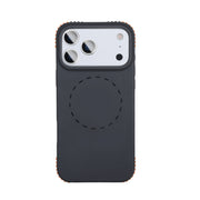MagPop Case for iPhone 17 Pro (Blue) Back Cover, Wireless Charging Compatible, TPU TPE, Drop Protection, Scratch Resistant, Textured Corner Grip Design