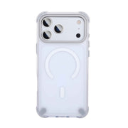 BLeO MagRing Shield iChange 2.0 Case for iPhone 17 Pro Series – Transparent TPU Back Cover with MagSafe Magnetic Ring, Drop Protection, Scratch Resistance, Airbag Corners & Raised Bezels