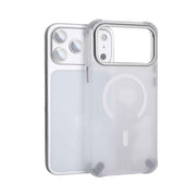 BLeO MagRing Shield iChange 2.0 Case for iPhone 17 Pro Series – Transparent TPU Back Cover with MagSafe Magnetic Ring, Drop Protection, Scratch Resistance, Airbag Corners & Raised Bezels