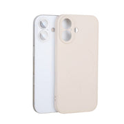 Soft Silicone Case for iPhone 17 Pro - Wireless Charging Compatible, Anti-Slip Grip, Anti-Fingerprint Matte Finish, Microfiber Lining (White)