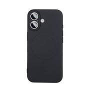 Soft Silicone Case for iPhone 17 - Wireless Charging Compatible, Anti-Slip Grip, Anti-Fingerprint Matte Finish, Microfiber Lining (Black)