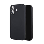 Soft Silicone Case for iPhone 17 - Wireless Charging Compatible, Anti-Slip Grip, Anti-Fingerprint Matte Finish, Microfiber Lining (Black)