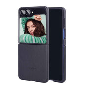 Bleo Leather Shield Samsung Z Flip 7 Black