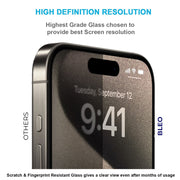 Bleo iPhone 15 EZ Fit Tempered Glass Screen Protector - Bleo : iPhone & Samsung Premium Case, Screen Protector