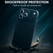 Soft Silicone Case for iPhone 17 Pro Max (Black) - Wireless Charging Compatible, Anti-Slip Grip, Anti-Fingerprint Matte Finish, Microfiber Lining