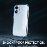 iClear for iPhone 17 - Transparent TPU Clear Case, Shockproof, Anti-Yellowing (Yellow Resistance 4.0), Airbag Corner Protection, Ultra-Slim Profile, Intelligent Touch Buttons