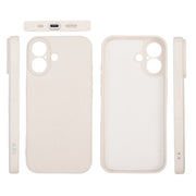 Soft Silicone Case for iPhone 17 Pro - Wireless Charging Compatible, Anti-Slip Grip, Anti-Fingerprint Matte Finish, Microfiber Lining (White)