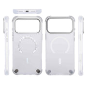 BLeO MagRing Shield iChange 2.0 Case for iPhone 17 Pro Series – Transparent TPU Back Cover with MagSafe Magnetic Ring, Drop Protection, Scratch Resistance, Airbag Corners & Raised Bezels