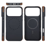 MagPop Case for iPhone 17 Pro (Blue) Back Cover, Wireless Charging Compatible, TPU TPE, Drop Protection, Scratch Resistant, Textured Corner Grip Design