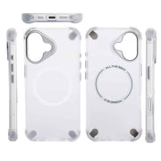 BLeO Mag Ring iChange 2.0 Clear Case for iPhone 17 – Transparent TPU Back Cover with MagSafe Magnetic Ring, Airbag Corner Protection, Drop & Scratch Resistant, Slim Profile