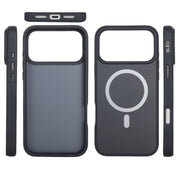iProtect Pro Back Cover for iPhone 17 Pro (Black) – Rugged Shockproof & Waterproof Case, MagSafe Wireless Charging Compatible, with GlassShield (TPU+PC+Tempered Glass) Screen & Camera Protection