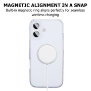 iClear for iPhone 17 - Transparent TPU Clear Case, Shockproof, Anti-Yellowing (Yellow Resistance 4.0), Airbag Corner Protection, Ultra-Slim Profile, Intelligent Touch Buttons
