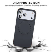 MagPop Case for iPhone 17 Pro (Blue) Back Cover, Wireless Charging Compatible, TPU TPE, Drop Protection, Scratch Resistant, Textured Corner Grip Design