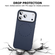 MagPop Case for iPhone 17 Pro, Wireless Charging Compatible, Drop Protection, Scratch Resistant Back Cover with Textured Corner Grip (Blue, iPhone 17 Pro)