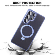 Bleo GalaxyStand Back Cover for Samsung S25 Ultra (Blue/Ultramarine) - Bleo : iPhone & Samsung Cases, Screen Protector