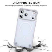BLeO MagRing Shield iChange 2.0 Case for iPhone 17 Pro Series – Transparent TPU Back Cover with MagSafe Magnetic Ring, Drop Protection, Scratch Resistance, Airbag Corners & Raised Bezels