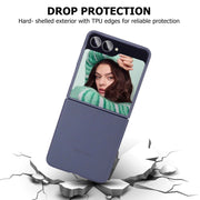 Bleo Leather Shield Samsung Z Flip 7 Blue