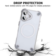 BLeO Mag Ring iChange 2.0 Clear Case for iPhone 17 – Transparent TPU Back Cover with MagSafe Magnetic Ring, Airbag Corner Protection, Drop & Scratch Resistant, Slim Profile