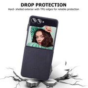 Bleo Leather Shield Samsung Z Flip 7 Black