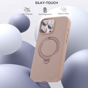 Bleo MagStand Silk Touch Case for iPhone 16 Pro (Beige) - Bleo : iPhone & Samsung Cases, Screen Protector