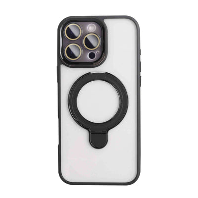 Bleo MagClear Transparent Case for iPhone 16 Pro (Black)