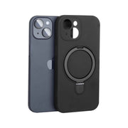 Bleo MagStand Silk Touch Silicone Case for iPhone 15 (Black) - Bleo : iPhone & Samsung Cases, Screen Protector